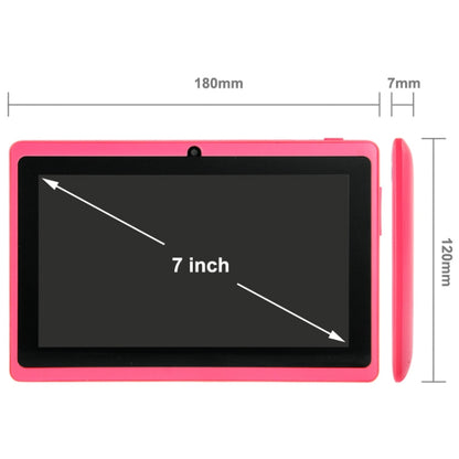 Q88 Tablet PC, 7.0 inch, 1GB+8GB, Android 4.0, 360 Degree Menu Rotate, Allwinner A33 Quad Core up to 1.5GHz, WiFi, Bluetooth(Pink) - 7.0-8.0 inch by PMC Jewellery | Online Shopping South Africa | PMC Jewellery