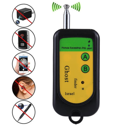 Ghost Detector Signal Bug RF Detector Finder Scanner Monitor Checker Pinhole Surveillance Camera Wireless Device(Black) - RF Signal Detector by PMC Jewellery | Online Shopping South Africa | PMC Jewellery