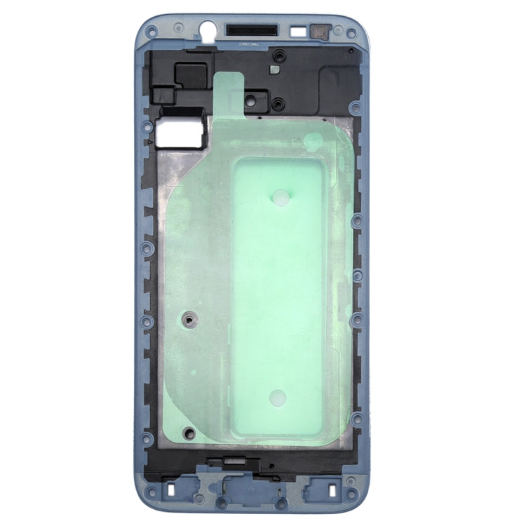 For Galaxy J730  Front Housing LCD Frame Bezel Plate(Blue) - Frame Bezel Plate by PMC Jewellery | Online Shopping South Africa | PMC Jewellery