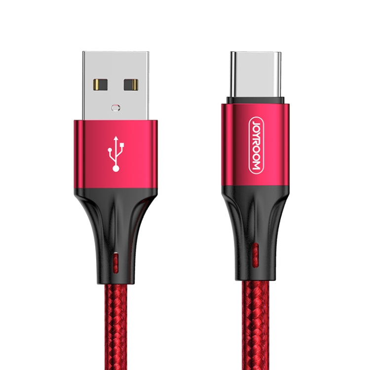 JOYROOM S-1530N1 N1 Series 1.5m 3A USB to USB-C / Type-C Data Sync Charge Cable (Red) - USB-C & Type-C Cable by JOYROOM | Online Shopping South Africa | PMC Jewellery