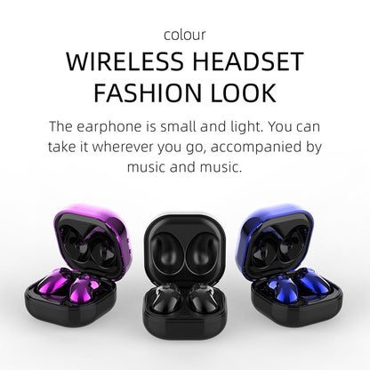 S6 Plus Bluetooth 5.0 TWS Touch Digital Display Mini Clock True Wireless Bluetooth Earphone with Charging Box(Black) - TWS Earphone by PMC Jewellery | Online Shopping South Africa | PMC Jewellery