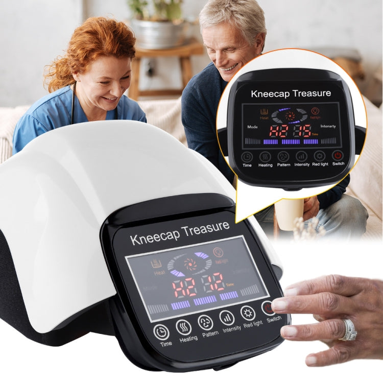 Smart Infrared Hot Compress Knee Massager Physiotherapy Device - free shipping - PMC TechLife - Order now!