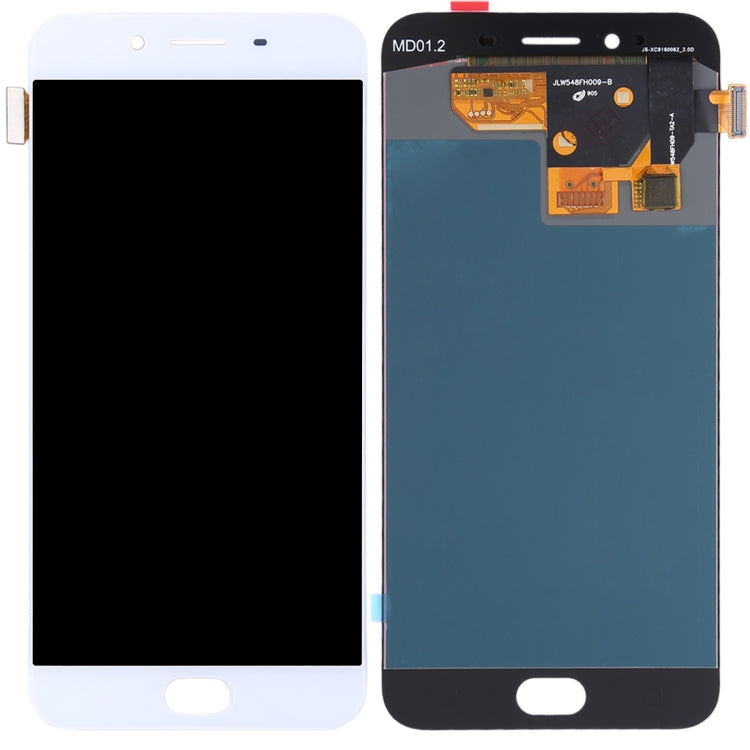 Original LCD Screen for OPPO R9s with Digitizer Full Assembly (White) - LCD Screen by PMC Jewellery | Online Shopping South Africa | PMC Jewellery