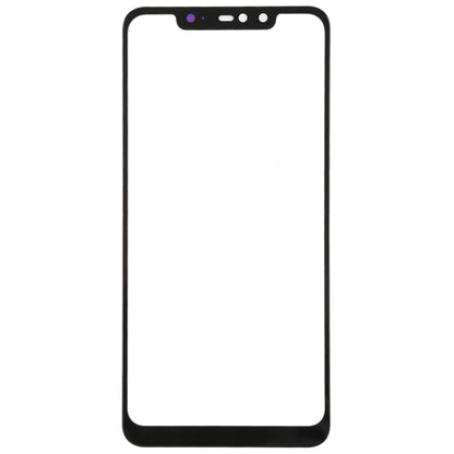 Front Screen Outer Glass Lens for Xiaomi Redmi Note 6 Pro(Black) - LCD Related Parts by PMC Jewellery | Online Shopping South Africa | PMC Jewellery