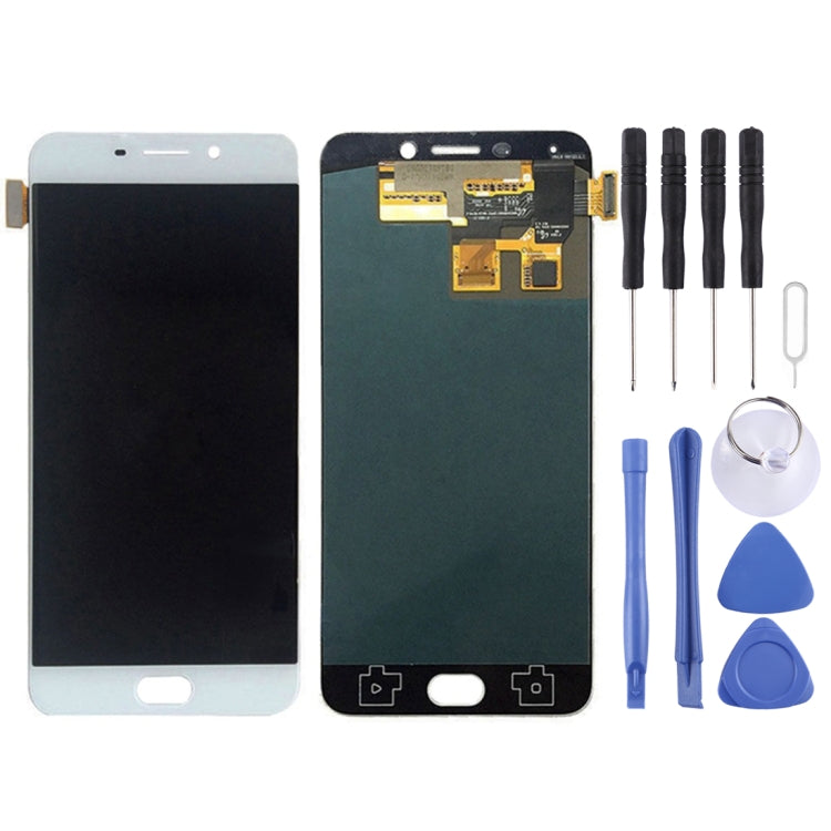 Original OLED LCD Screen for OPPO R9 / F1 Plus with Digitizer Full Assembly (White) - LCD Screen by PMC Jewellery | Online Shopping South Africa | PMC Jewellery