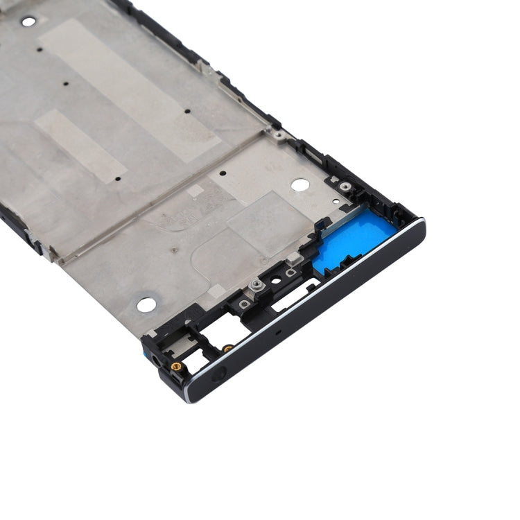 for Sony Xperia XA1 Front Housing LCD Frame Bezel Plate(Black) - Frame Bezel Plate by PMC TechLife | Online Shopping South Africa | PMC TechLife