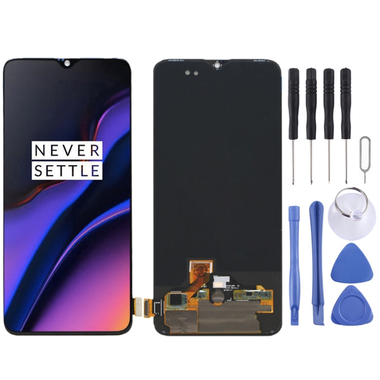 For OnePlus 6T  with Digitizer Full Assembly OEM LCD Screen (Black) - LCD Screen by PMC Jewellery | Online Shopping South Africa | PMC Jewellery