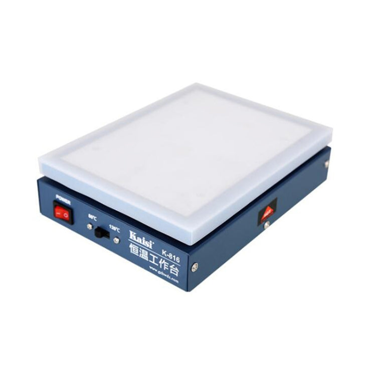Kaisi K-816 Constant Temperature Heating Plate LCD Screen Open Separator Desoldering Station With Silicone Pad, US Plug - free shipping - PMC TechLife - Order now!