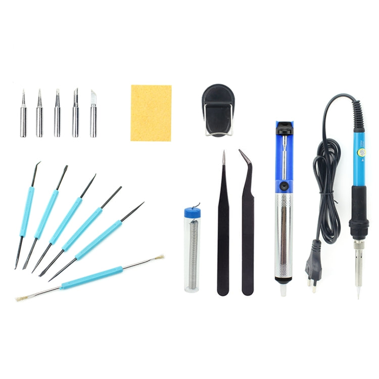 JIAFA JF-8125 18 in 1 Soldering Iron Tool Set with Bag, EU Plug(Black) - free shipping - PMC TechLife - Order now!