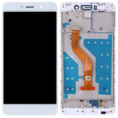 LCD Screen and Digitizer Full Assembly with Frame for Huawei Y7 (2017)(White) - LCD Screen by PMC Jewellery | Online Shopping South Africa | PMC Jewellery