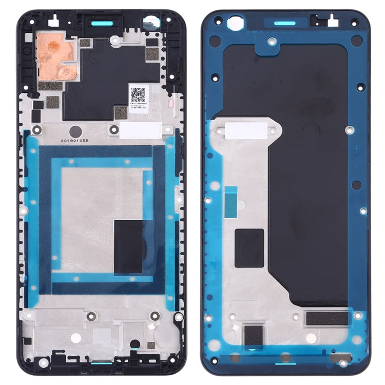 Front Housing LCD Frame Bezel Plate for Google Pixel 3a(Black) - Frame Bezel Plate by PMC TechLife | Online Shopping South Africa | PMC TechLife