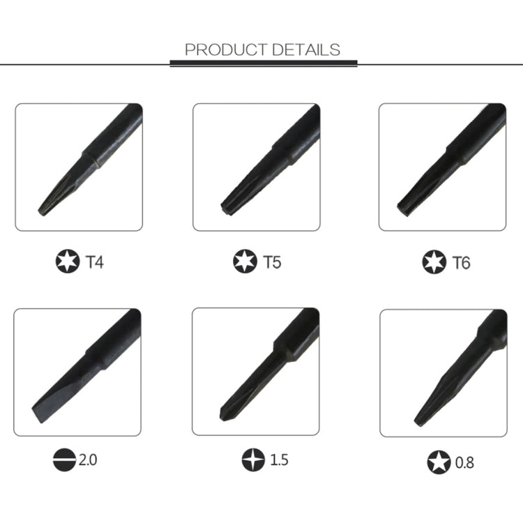 6 in 1 Precision Screwdriver Set Magnetic Electronic Screwdrivers Set for Mobile Phone Notebook Laptop Tablet - free shipping - PMC TechLife - Order now!