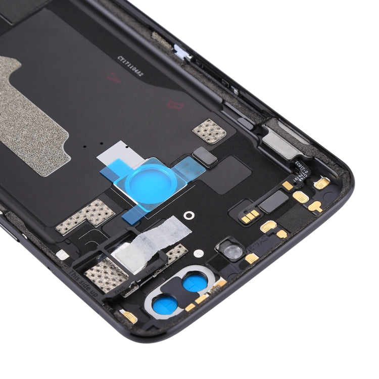 For OnePlus 5T Back Cover (Black) - Back Cover by PMC TechLife | Online Shopping South Africa | PMC TechLife