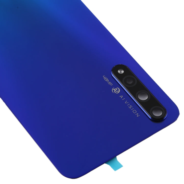 Battery Back Cover with Camera Lens for Huawei Honor 20S(Blue) - Back Cover by PMC Jewellery | Online Shopping South Africa | PMC Jewellery