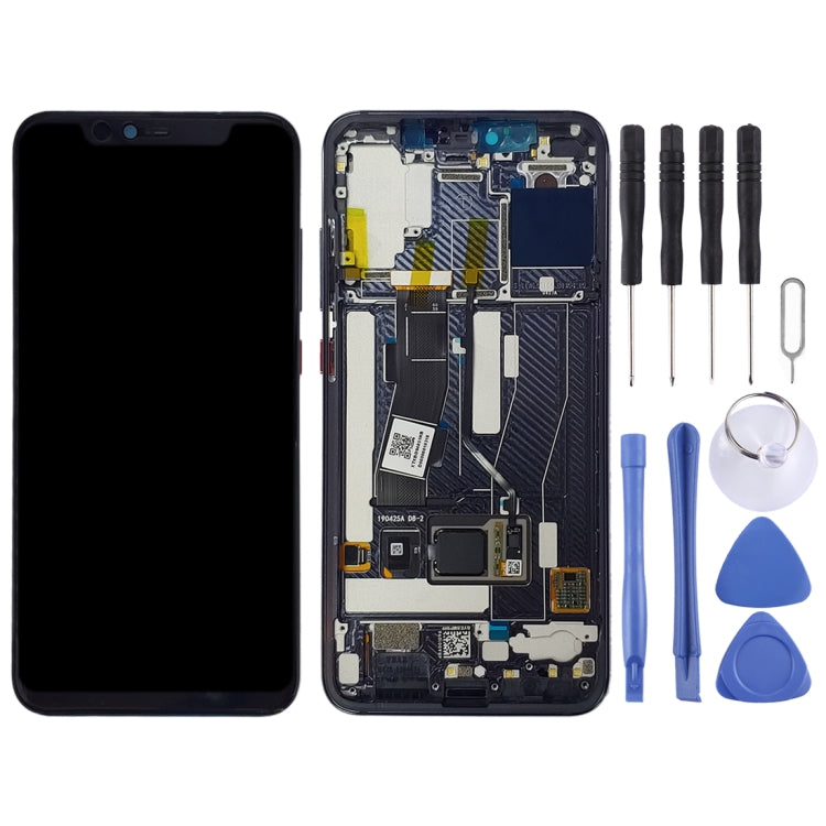 Original LCD Screen for Xiaomi Mi 8 Explorer / Mi 8 Pro Digitizer Full Assembly with Frame(Black) - LCD Screen by PMC Jewellery | Online Shopping South Africa | PMC Jewellery