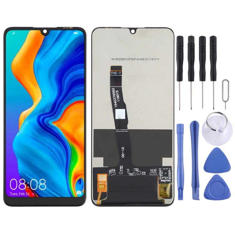 LCD Screen and Digitizer Full Assembly for Huawei P30 Lite(Black) - free shipping - PMC TechLife - Order now!