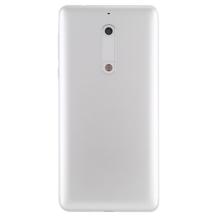 Battery Back Cover with Camera Lens & Side Keys for Nokia 5(White) - Back Cover by PMC TechLife | Online Shopping South Africa | PMC TechLife