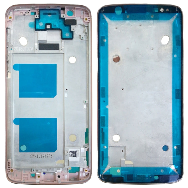 Front Housing LCD Frame Bezel for Motorola Moto G6 (Rose Gold) - Frame Bezel Plate by PMC TechLife | Online Shopping South Africa | PMC TechLife