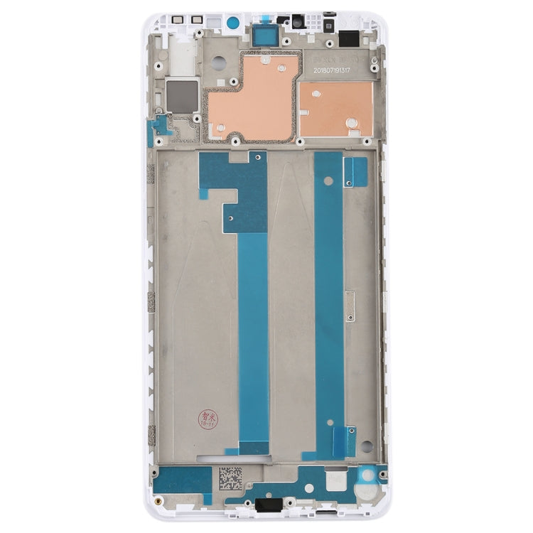 Middle Frame Bezel for Xiaomi Mi Max 3 (White) - Frame Bezel Plate by PMC TechLife | Online Shopping South Africa | PMC TechLife