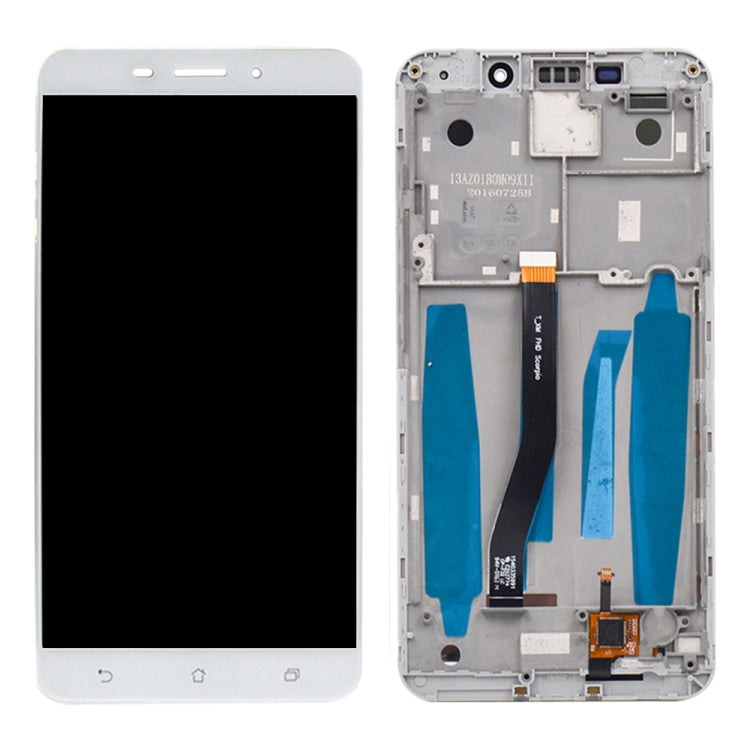 OEM LCD Screen for Asus ZenFone 3 Laser ZC551KL Z01BD Digitizer Full Assembly with Frame（White) - LCD Screen by PMC Jewellery | Online Shopping South Africa | PMC Jewellery