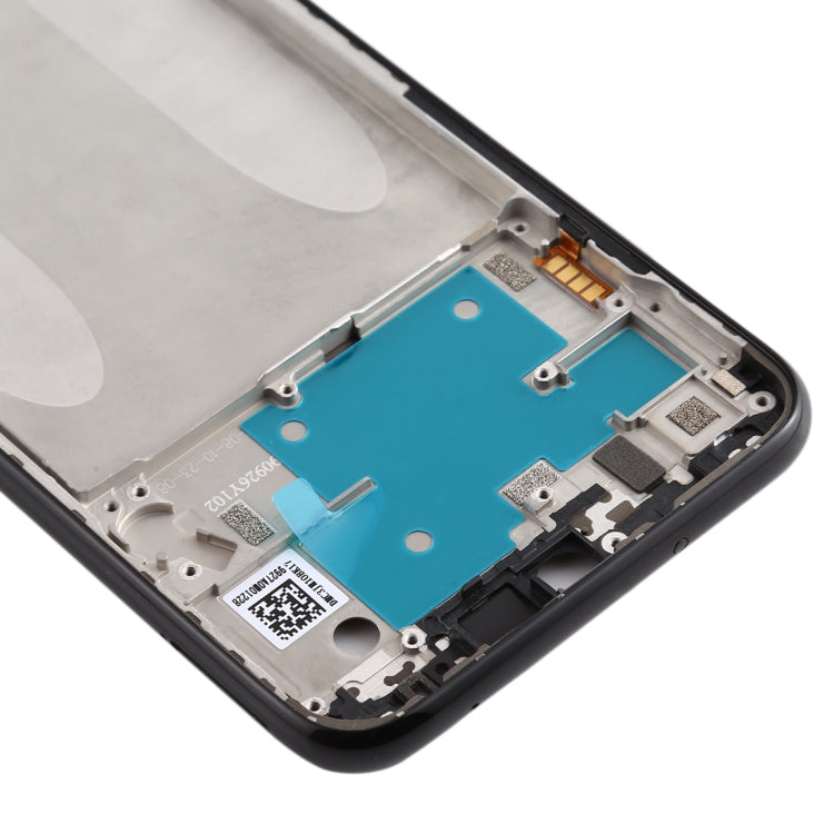 Front Housing LCD Frame Bezel Plate for Xiaomi Redmi Note 8(Black) - Frame Bezel Plate by PMC TechLife | Online Shopping South Africa | PMC TechLife