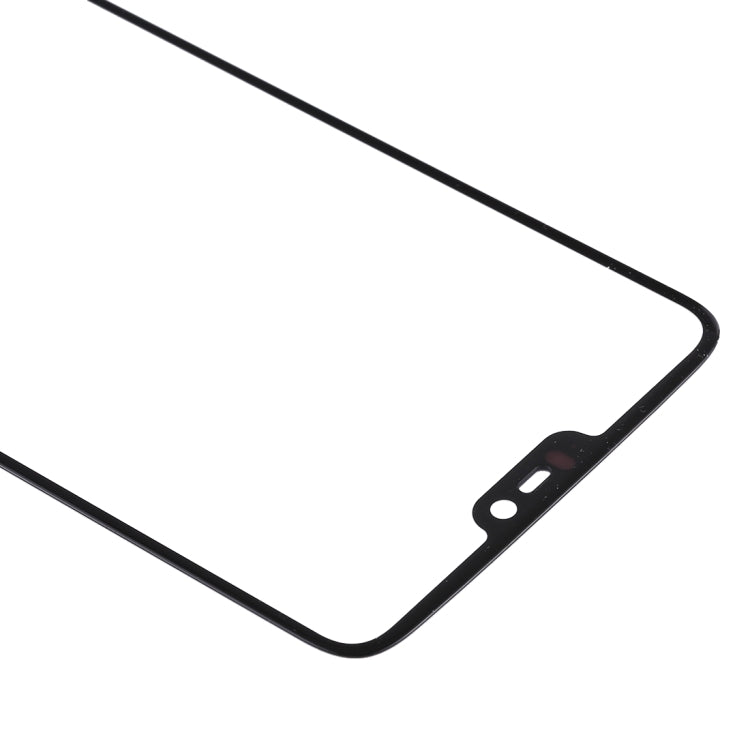 For OnePlus 6 Front Screen Outer Glass Lens (Black) - LCD Related Parts by PMC Jewellery | Online Shopping South Africa | PMC Jewellery