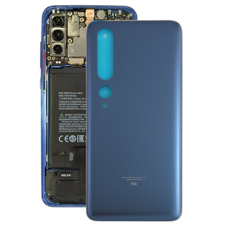 Original Battery Back Cover for Xiaomi Mi 10 5G(Grey) - Back Cover by PMC TechLife | Online Shopping South Africa | PMC TechLife