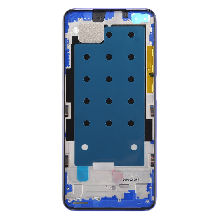 Front Housing LCD Frame Bezel Plate for Xiaomi Redmi K30 5G (Blue) - Frame Bezel Plate by PMC TechLife | Online Shopping South Africa | PMC TechLife