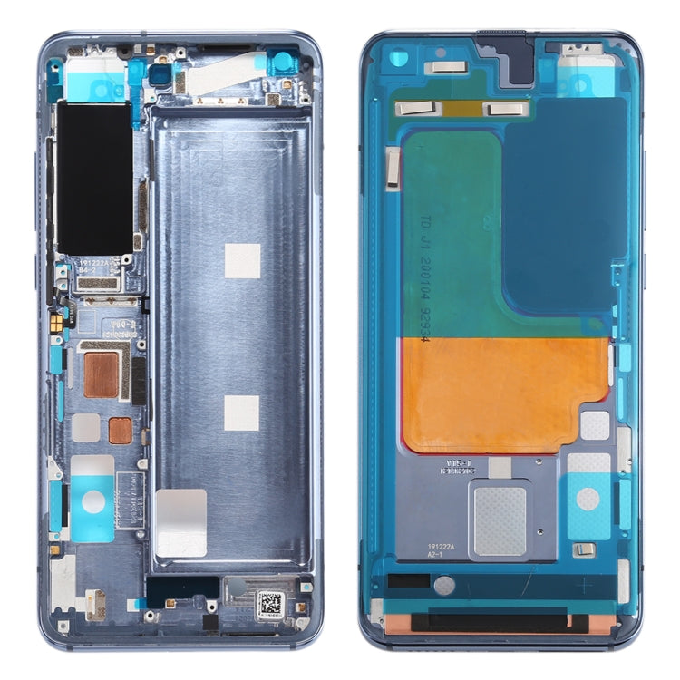 Front Housing LCD Frame Bezel Plate for Xiaomi Mi 10 5G / Mi 10 Pro 5G(Grey) - Frame Bezel Plate by PMC Jewellery | Online Shopping South Africa | PMC Jewellery