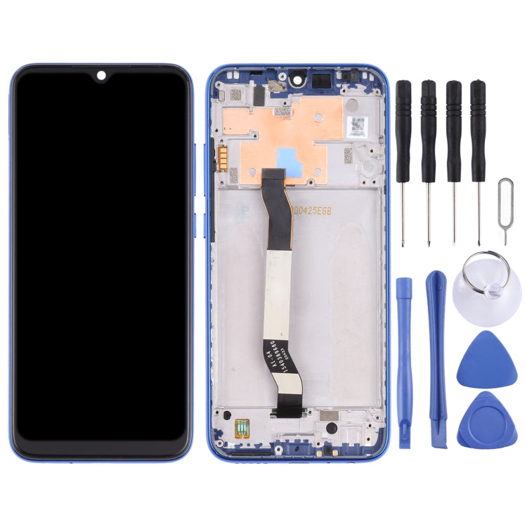 LCD Screen and Digitizer Full Assembly with Frame for Xiaomi Redmi Note 8(Blue) - LCD Screen by PMC TechLife | Online Shopping South Africa | PMC TechLife