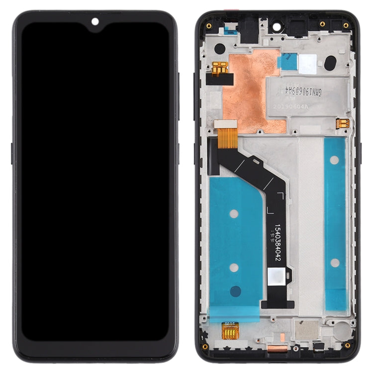 TFT LCD Screen for Nokia 7.2 TA-1196 Digitizer Full Assembly with Frame (Black) - free shipping - PMC TechLife - Order now!