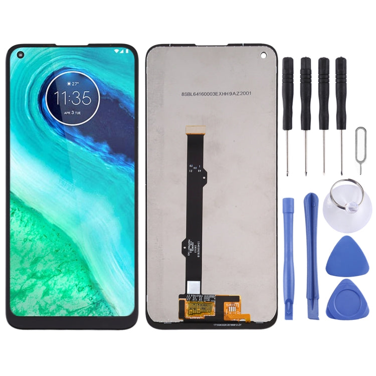TFT LCD Screen for Motorola Moto G8 with Digitizer Full Assembly (Black) - free shipping - PMC TechLife - Order now!