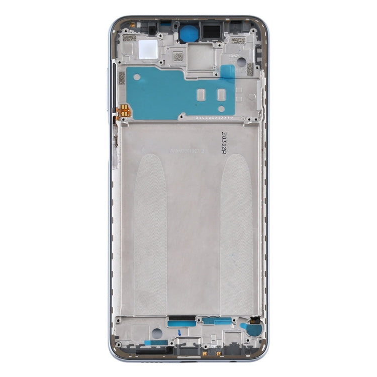 Original Front Housing LCD Frame Bezel Plate for Xiaomi Redmi Note 9S / Note 9 Pro(India) / Note 9 Pro Max / Note 10 Lite(Silver) - Frame Bezel Plate by PMC TechLife | Online Shopping South Africa | PMC TechLife