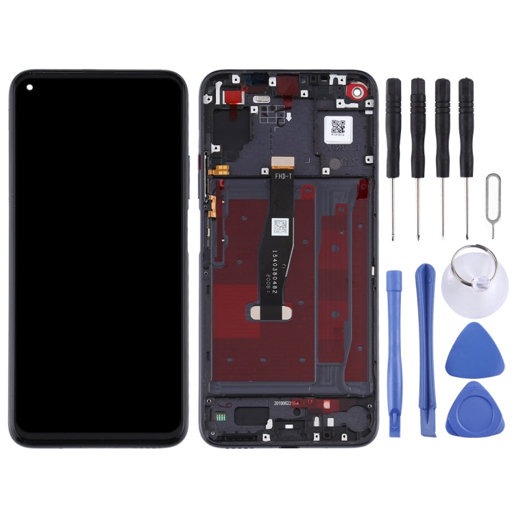 OEM LCD Screen for Huawei Honor 20 / Nova 5T Digitizer Full Assembly with Frame(Black) - LCD Screen by PMC Jewellery | Online Shopping South Africa | PMC Jewellery