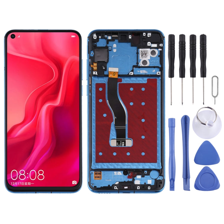 OEM LCD Screen for Huawei Nova 4 Digitizer Full Assembly with Frame(Blue) - free shipping - PMC TechLife - Order now!