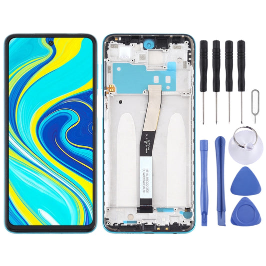 LCD Screen and Digitizer Full Assembly with Frame for Xiaomi Redmi Note 9S / Redmi Note 9 Pro Max / Redmi Note 9 Pro (India) / Redmi Note 9 Pro / Note 10 Lite(Blue) - LCD Screen by PMC Jewellery | Online Shopping South Africa | PMC Jewellery