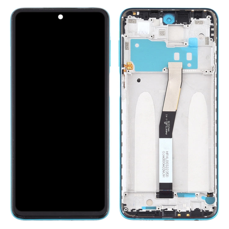 LCD Screen and Digitizer Full Assembly with Frame for Xiaomi Redmi Note 9S / Redmi Note 9 Pro Max / Redmi Note 9 Pro (India) / Redmi Note 9 Pro / Note 10 Lite(Blue) - LCD Screen by PMC Jewellery | Online Shopping South Africa | PMC Jewellery