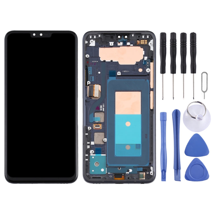 Original LCD Screen for LG V40 ThinQ Digitizer Full Assembly with Frame(Black) - free shipping - PMC TechLife - Order now!