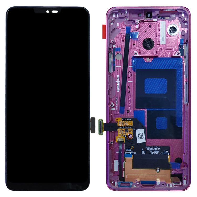 Original LCD Screen for LG G7 ThinQ / G710 G710EM G710PM G710VMP Digitizer Full Assembly with Frame (Red) - For LG by PMC Jewellery | Online Shopping South Africa | PMC Jewellery