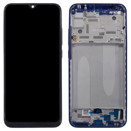 TFT LCD Screen for Xiaomi Mi CC9e / Mi A3 Digitizer Full Assembly with Frame(Blue) - LCD Screen by PMC Jewellery | Online Shopping South Africa | PMC Jewellery