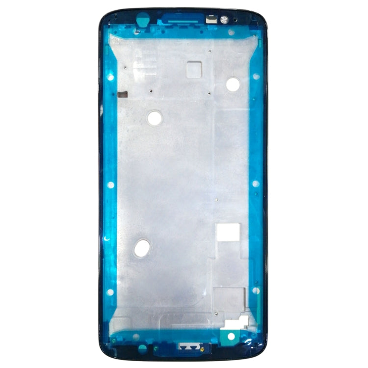 Front Housing LCD Frame Bezel for Motorola Moto G6 Plus(Black) - Frame Bezel Plate by PMC TechLife | Online Shopping South Africa | PMC TechLife