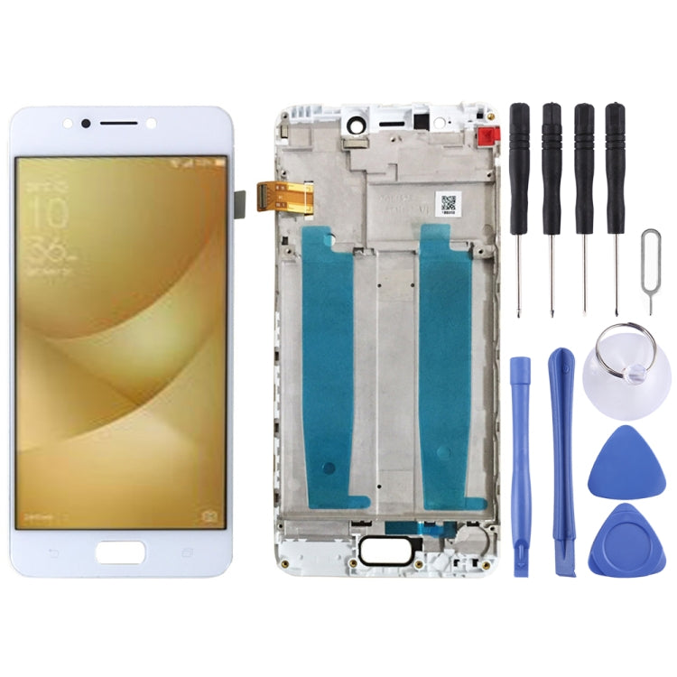 OEM LCD Screen for Asus Zenfone 4 Max ZC520KL X00HD Digitizer Full Assembly with Frame（White) - LCD Screen by PMC Jewellery | Online Shopping South Africa | PMC Jewellery