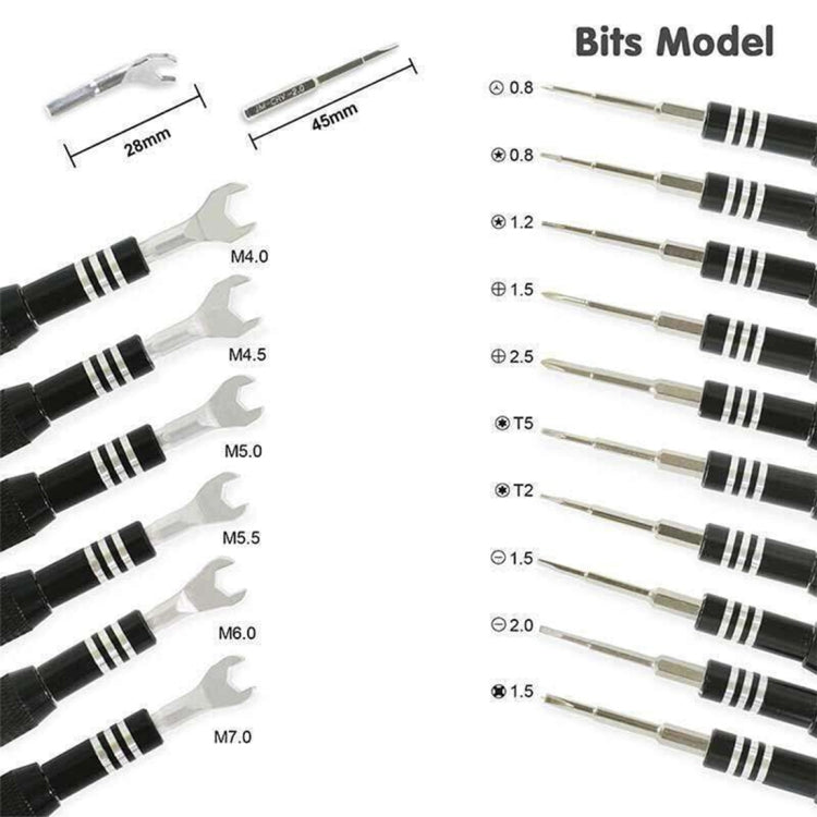 JAKEMY JM-8158 34 in 1 Multipurpose Screwdriver Set Hardware Repair Tool - free shipping - PMC TechLife - Order now!