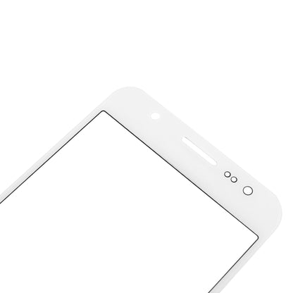 For Galaxy J5 / J500 Front Screen Outer Glass Lens (White) - Outer Glass Lens by PMC Jewellery | Online Shopping South Africa | PMC Jewellery