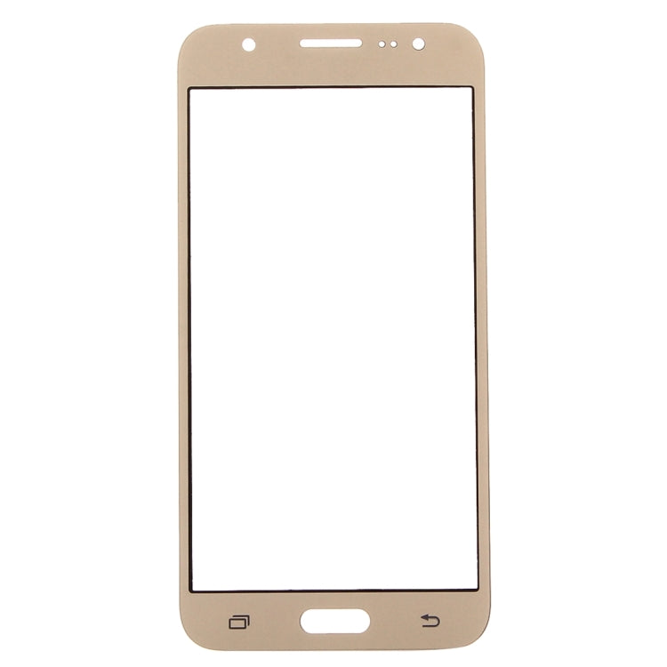 For Galaxy J7 / J700 Front Screen Outer Glass Lens (Gold) - Outer Glass Lens by PMC Jewellery | Online Shopping South Africa | PMC Jewellery