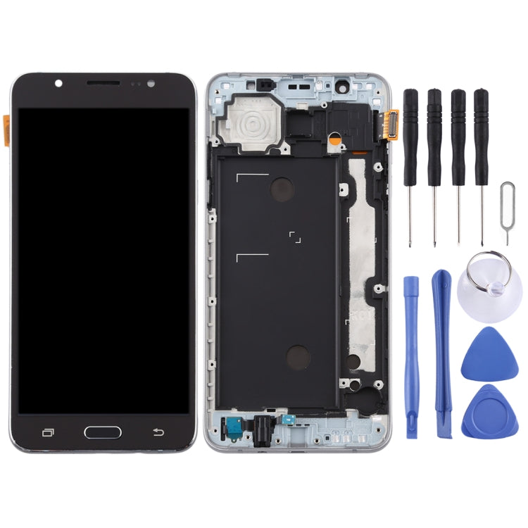 TFT LCD Screen for Galaxy J7 (2016) / J710F Digitizer Full Assembly with Frame (Black) - LCD Screen by PMC Jewellery | Online Shopping South Africa | PMC Jewellery