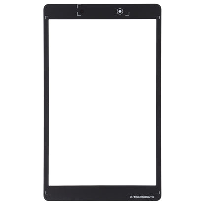 For Galaxy Tab A 8.0 (2019) SM-T295 (LTE Version) Front Screen Outer Glass Lens (Black) - Outer Glass Lens by PMC Jewellery | Online Shopping South Africa | PMC Jewellery