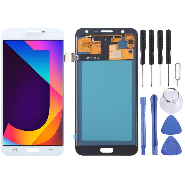 TFT Material LCD Screen and Digitizer Full Assembly for Galaxy J7 Neo / J701, J7 Nxt, J7 Core, J701F/DS, J701M(White) - LCD Screen by PMC Jewellery | Online Shopping South Africa | PMC Jewellery