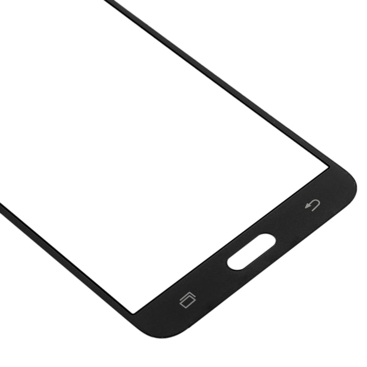 For Samsung Galaxy J7 (2016), J710F, J710FN, J710M/MN, J7108 10pcs Front Screen Outer Glass Lens (Black) - Outer Glass Lens by PMC Jewellery | Online Shopping South Africa | PMC Jewellery