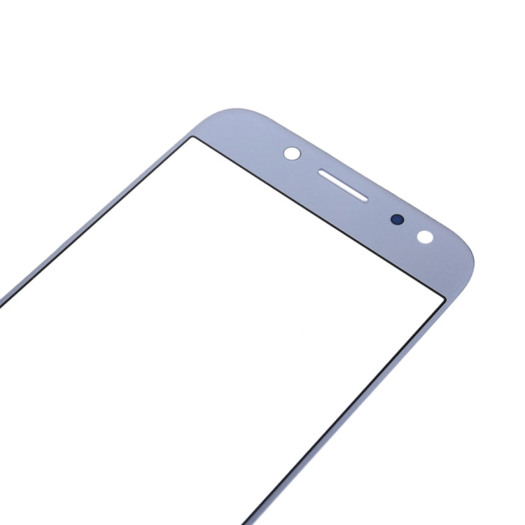 For Samsung Galaxy J3 (2017) / J330 10pcs Front Screen Outer Glass Lens (Blue) - Outer Glass Lens by PMC Jewellery | Online Shopping South Africa | PMC Jewellery
